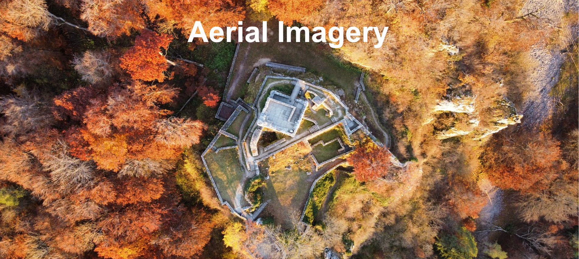 aerial imagery and orthomosaics